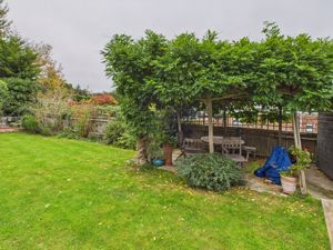 Patio in the rear garden- click for photo gallery